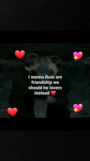 Ron and hermione kiss