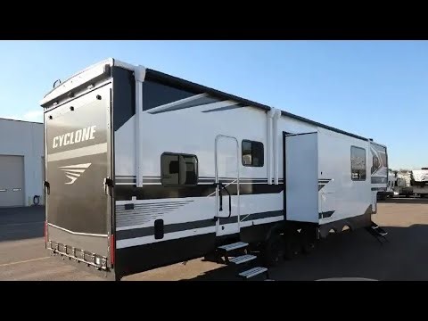 Next-Level Luxury! 2026 Cyclone 3913 – Huge Garage Setup!