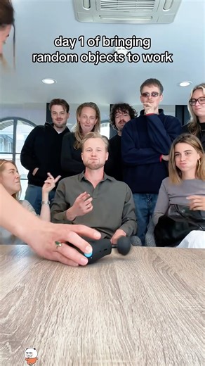 Bringing random objects to work #funny