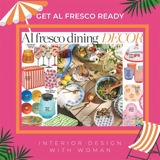 1.7K views | The sun has finally started shining and it's time for al fresco dining so we've rounded up the best outdoor dining decor. Discover in this week's #womanmagazine, on sale now | Woman | Facebook