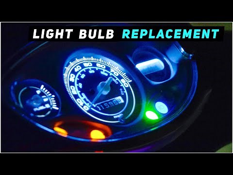 2013+ Piaggio Fly - Dash / Speedometer Light Bulb Replacement | Mitch's Scooter Stuff