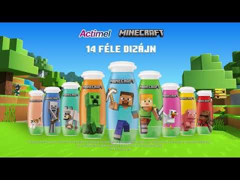 Itt az Actimel Minecraft! Esély a nyerésre a QR kód beolvasásával