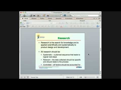 The Process of Research and Development