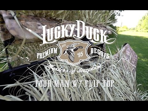 Waterfowl Blind That Fits 4 Hunters | Lucky Duck Decoys