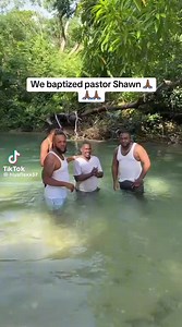 Shawn and Karen baptism last part: Shawn baptized ceremony