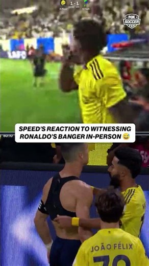 No.4 of our top 10 moments of the year: Speed's reaction to CR7's banger 🔥