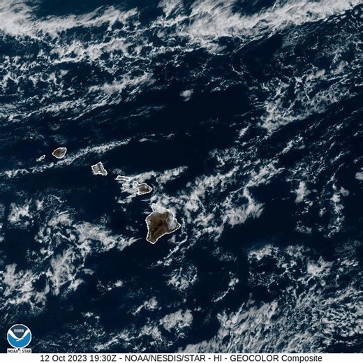 Weaker trade winds are expected from Friday onward, allowing afternoon sea breezes and overnight land breezes to occur over the islands. Rainfall will continue to be limited due to a stable environment. | US National Weather Service Honolulu & Central Pacific Hurricane Center