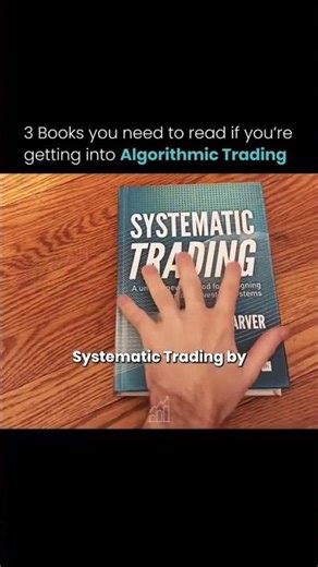 3 Books You Need To Read If You're Going Into Algorithmic Trading 👀