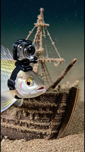 Fish POV: Discovering Sunken Ships Beneath the River
