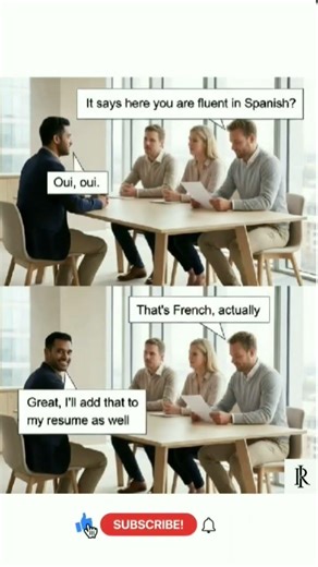 "Guy Says 'Oui Oui' to Spanish Job Question... Epic Fail 😂🇫🇷"#memes