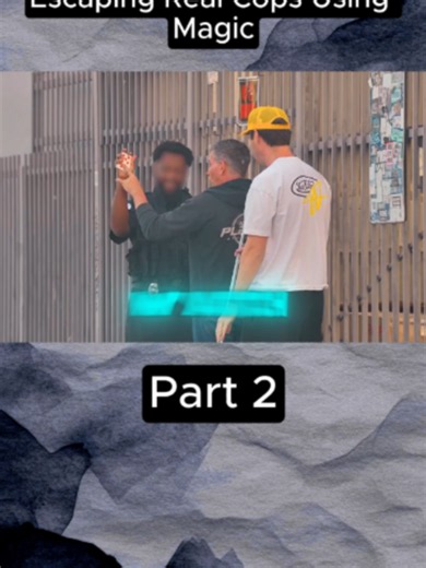 Escaping Real Cops Using Magic #comedy #funny #prank #fyp | pranks