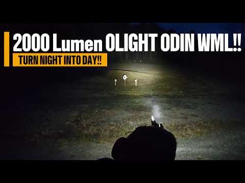 How Effective is the OLIGHT Odin 2000 Lumen Picatinny Rail Mounted Light? Quick Review & Demo!