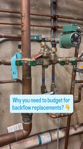 Plan Ahead — Domestic Water Backflows Don’t Last Forever • A domestic water backflow preventer typically lasts 8–12 years, depending on water quality, system pressure, and maintenance practices. • When these devices fail, replacement costs can range from several hundred to several thousand dollars, depending on the size and complexity of your system. • Include backflow replacement in your annual or long-term capital budget — that way, when the time comes, the cost doesn’t catch you off guard. • 