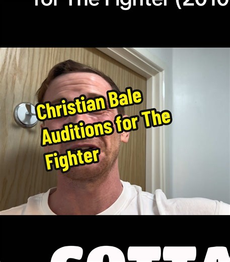 Christian Bale's Script Reading for The Fighter