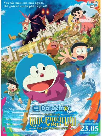 Doraemon Movie 44: Cuộc Phiêu Lưu Vào Thế Giới Trong Tranh