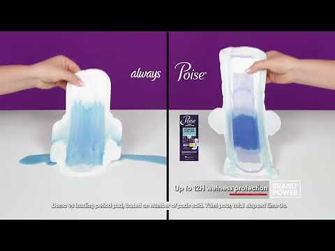 Poise Overnight Ultra Thin Pads