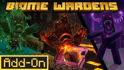 [Add-On]生物群系循声守卫追加内容-我的世界市场包免费下载-Minecraft Marketplace BIOME WARDENS Add-On