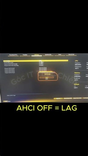 CÀI WIN 10 LẦN VẪN LAG?#caiwin #windows11 #ssd #pcgaming #ahci #bios #maytinh #itthucchien