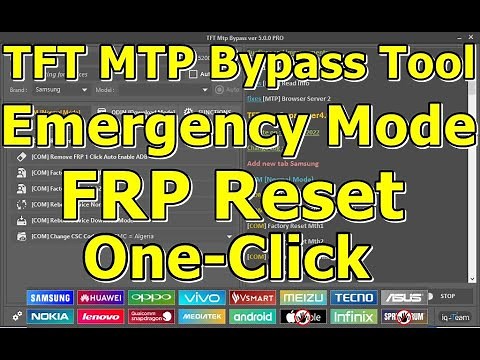 TFT MTP Bypass Tool v5.0.0 Emergency Mode FRP Reset One Click Done