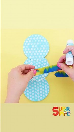 Snowman Craft #shorts #kidscrafts #snowman #supersimplecrafts