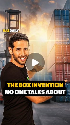 Nas Daily on Instagram: "The Box Invention No One Talks About Why are containers always the same size? And how did that simple idea change the world?! This is a fascinating video and I feel like I learned a lot. Thank you @dpworld for giving me access!!"