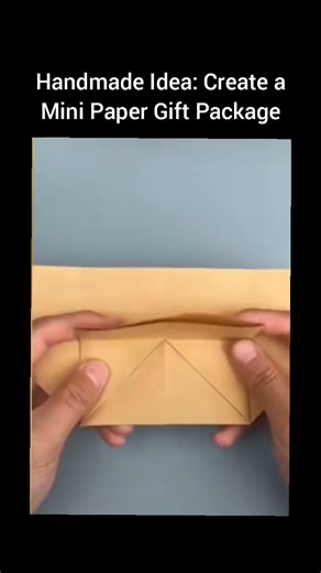 Handmade Idea: Create a Mini Paper Gift Package#handicraft #diy #idea #learnontiktok #fyp