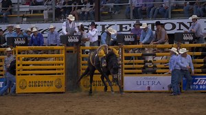 Rodeo Time in Sikeston ol son! Dean Wadsworth went 78 points on Spade's last trip at the Sikeston Jaycee Bootheel Rodeo. The now retired stud horse that has made many trips to the NFR is in the Dale Hall string.. There have been lots and lots of checks won on the back of this big beautiful animal. Tip of the hat to Dale, Spade, and Deano! Well Dale Yeahhhh! (See what I did there 😂) | Rodeo Time