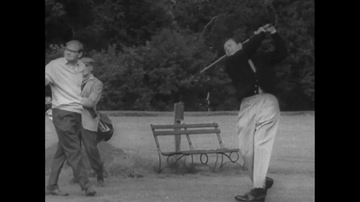 #OnThisDay 1963: "Can you ever really enjoy a game of golf like this?" Cliff Michelmore played a few holes with Peter Alliss. The future 'Voice of Golf' provided commentary as they played. | BBC Archive