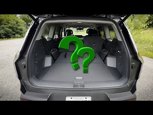 Kia EV9 Trunk Space and Folding Down the 2nd and 3rd Row Seats