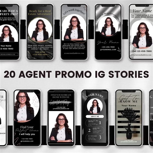 Real Estate Branding: Intro & Meet Agent IG Templates, Easy Canva Edit! Perfect for Agent Promotion! Real Estate Templates, Instagram Story - Etsy Portugal