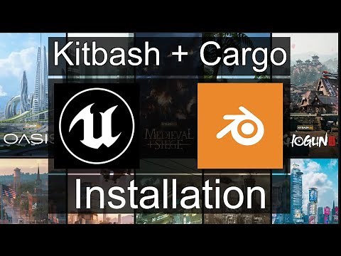 Installing Kitbash cargo plugin into Unreal engine 5 and Blender 3.5