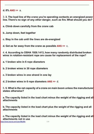 Nccco Mobile Crane 99 Actual Questions Correct Verified Answ video