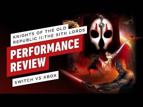 Star Wars Knights of the Old Republic II: The Sith Lords - Switch vs OG Xbox Performance Review