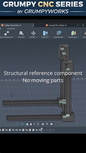 CNC Router Z-Axis Frame – Fixed Structure (Kickstarter Build)