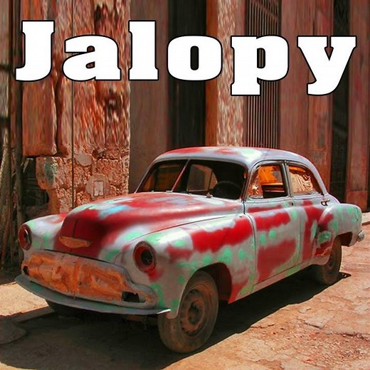 Jalopy Revs Engine While Stationary