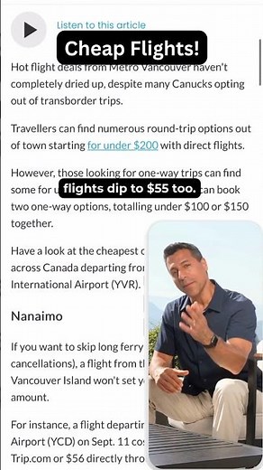 $40 Flights from Vancouver?! YVR Deals You Don’t Want to Miss