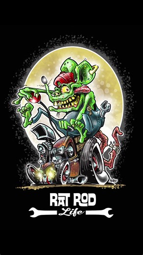 RAT RODS RULE! After I finished the art, my friend did the 3d rendering. This would make an awesome desktop model. #3dart #ratrod #3dart #micahdoodles #hotrod