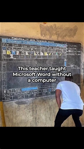 Richard Appiah Akoto Taught Microsoft Word Without a Computer