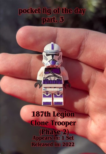 Lego Minifigure of the Day: Part 3 - 187th Legion Clone Trooper