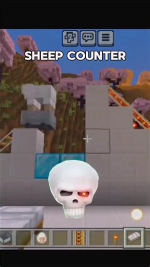 sheep counter😴 #minecraft