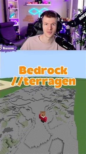 Bedrock Terragen 👌 #minecraft #building