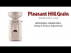 Mockmill Setup and Texture Adjustment