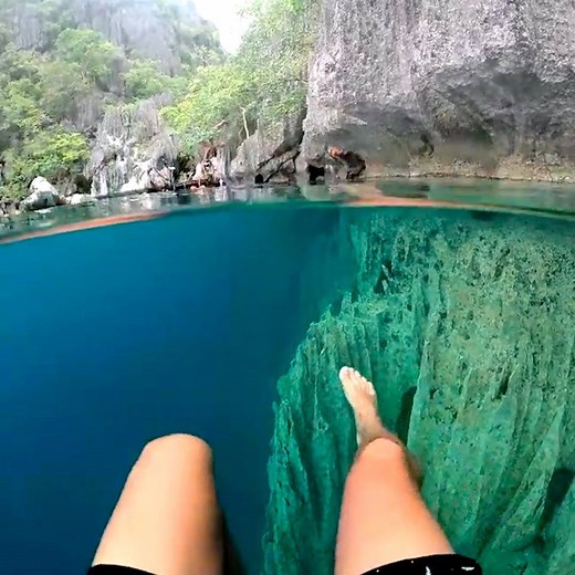 308K views · 2.5K reactions | Why this crystal clear lake is a popular spot for divers. | Insider Travel | Facebook