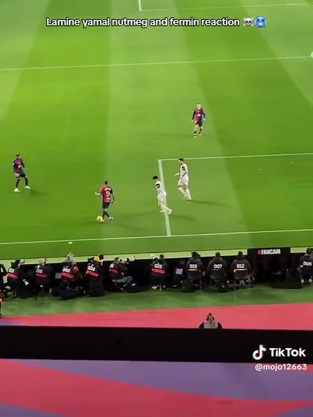 Lamine Yamal's Nutmeg Skills and Fermin's Reaction