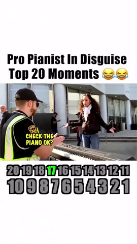 Pro pianist stuns crowd in disguise!