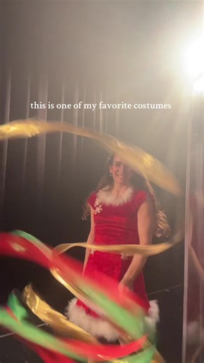 Adorable Red Costume for Dance Performances