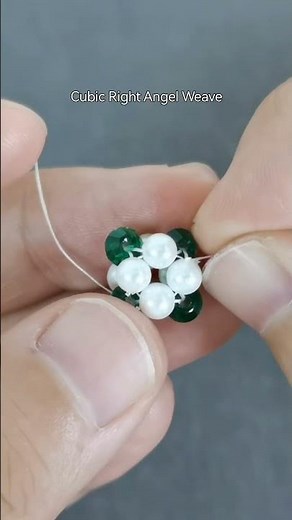 How to Cubic Right Angle Weave #necklacedesign #handmadenecklace #diy #jewellery