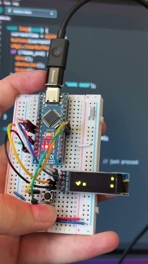 T-rex game on Arduino Nano #arduino #arduinoproject