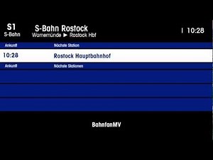 Ansagen S-Bahn Rostock | S1 Warnemünde - Rostock Hbf