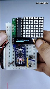 Arduino Mini Gaming Console | OLED + 8x8 LED Matrix Brick Breaker Game 🔥 #arduino #diyprojects #diy